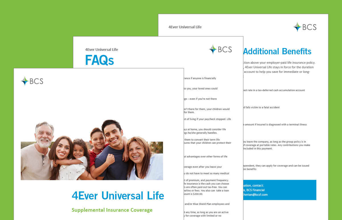Permanent Coverage for BCBS | 4Ever Universal Life